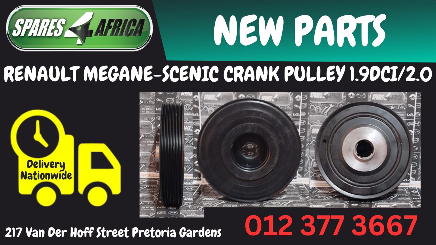 RENAULT MEGANE-SCENIC CRANK PULLEY 1.9DCI/2.0 – BRAND NEW - Private Seller RENAULT MEGANE-SCENIC CRANK PULLEY 1.9DCI/2.0 – BRAND NEW - Private Seller
