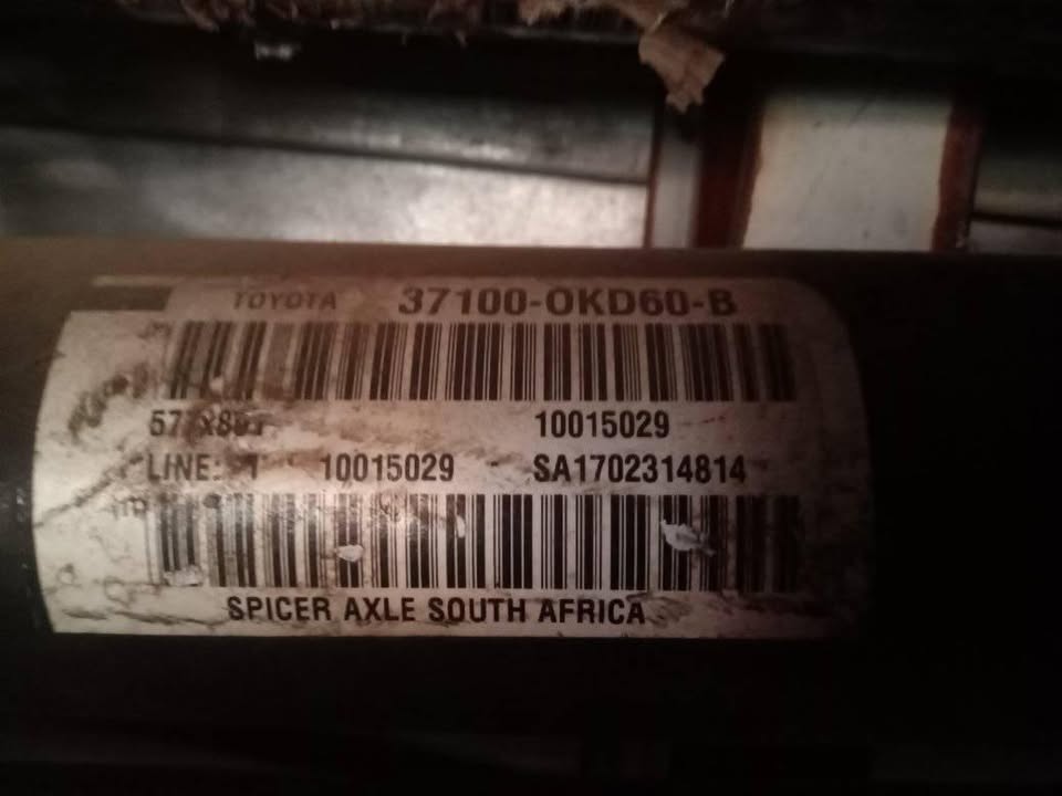 Toyota Hilux High Rider & Low Rider Prop Shafts - Private Seller