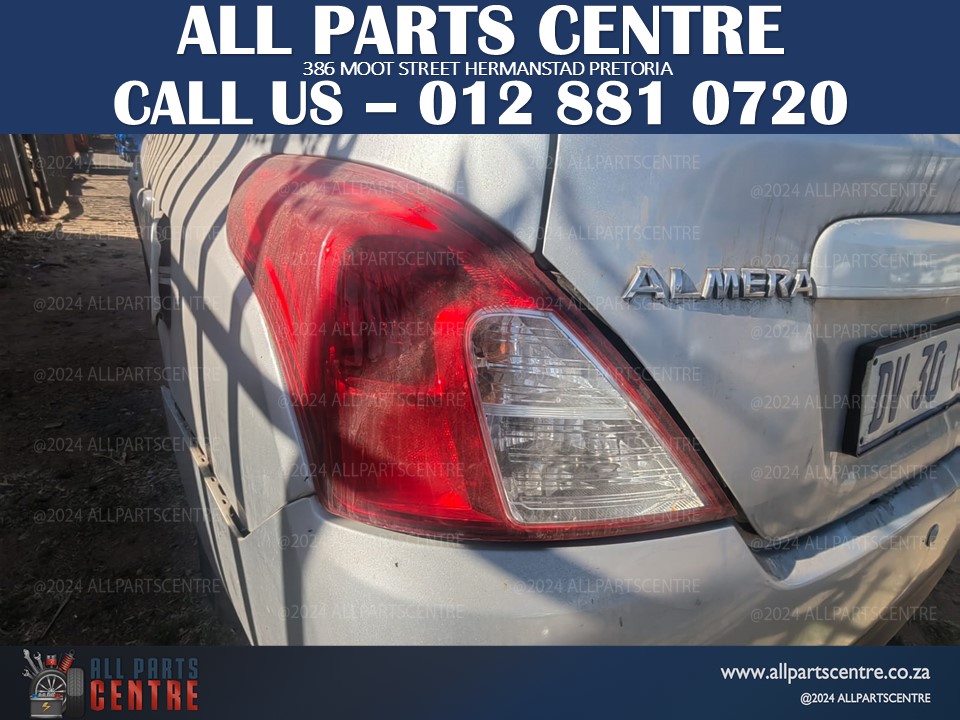 Nissan Almera tail lamps for sale used - Private Seller