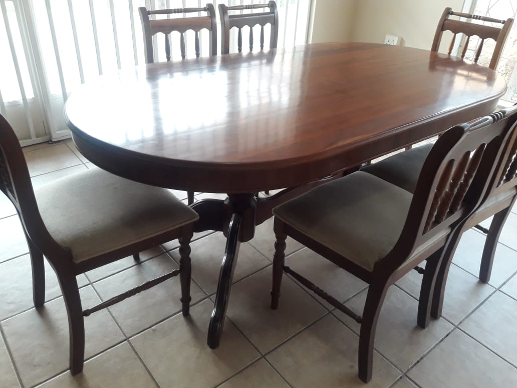 imbuia dining room suite for sale