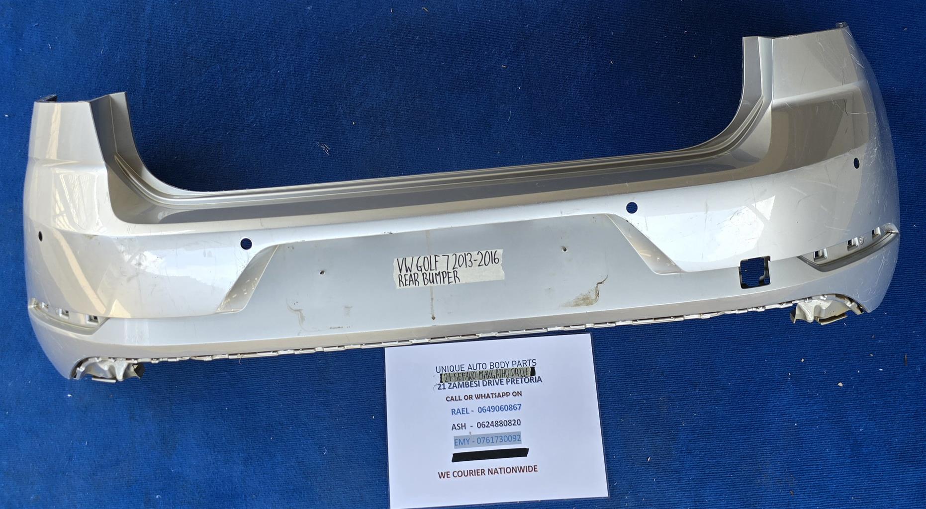 Volkswagen Golf 7 2013 – 2016 Rear Bumper {Genuine & Quality Product} Volkswagen Golf 7 2013 – 2016 Rear Bumper {Genuine & Quality Product}