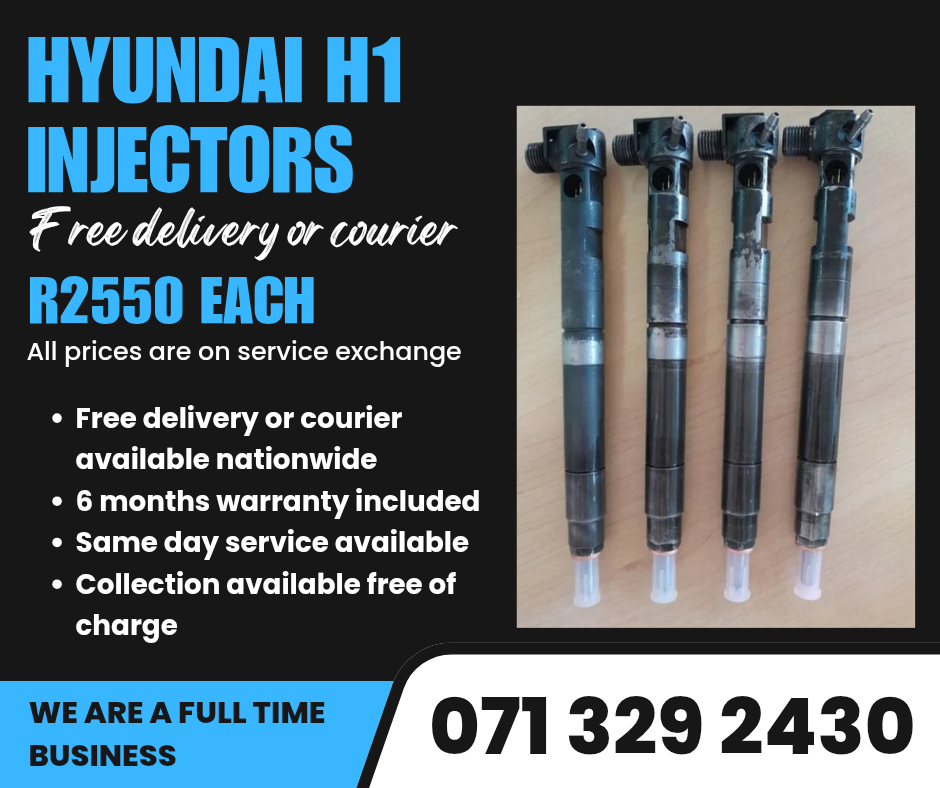 HYUNDAI H1 INJECTORS FOR SALE WITH WARRANTY INCLUDED - Private Seller HYUNDAI H1 INJECTORS FOR SALE WITH WARRANTY INCLUDED - Private Seller