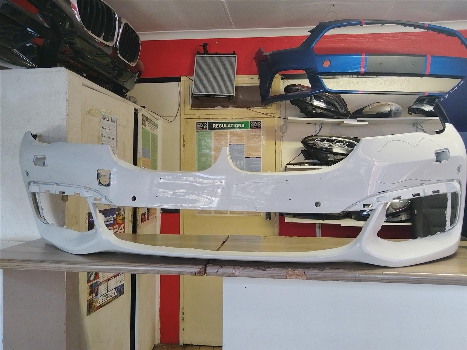 2019 BMW G11/G12 FRONT WHITE BUMPER AVAILABLE FOR SALE - Private Seller 2019 BMW G11/G12 FRONT WHITE BUMPER AVAILABLE FOR SALE - Private Seller