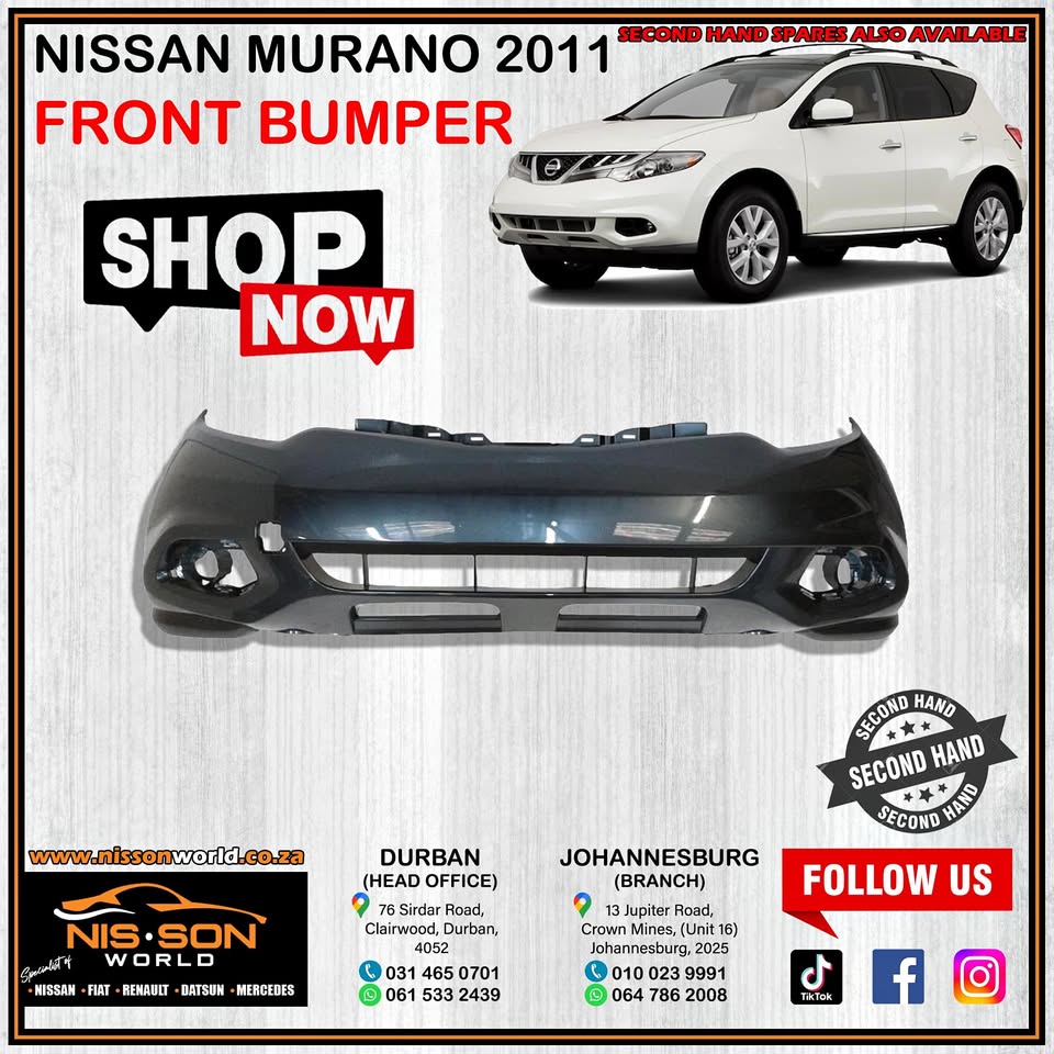 NISSAN MURANO 2011 FRONT BUMPER