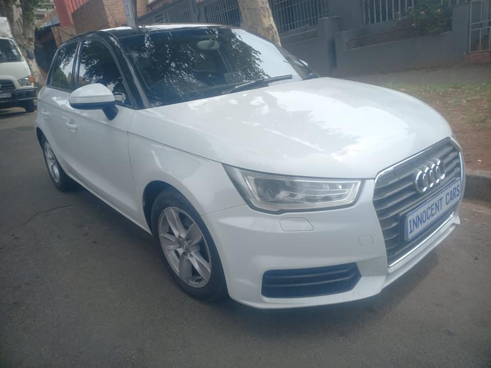 2013 AUDI A1 TFSI HATCHBACK 1.4 PETROL, AUTOMATIC, WHITE COLOR