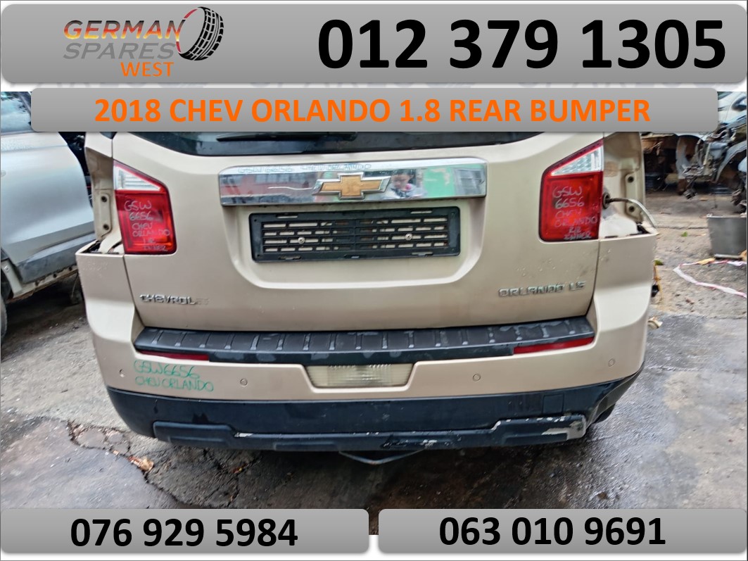 2018 Chev Orlando 1.8 used Rear Bumper For sale - Private Seller