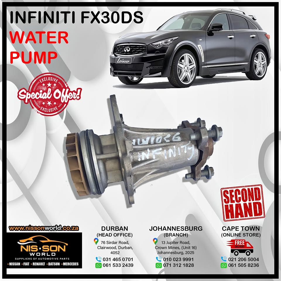 INFINITI FX30DS WATER PUMP - Private Seller INFINITI FX30DS WATER PUMP - Private Seller