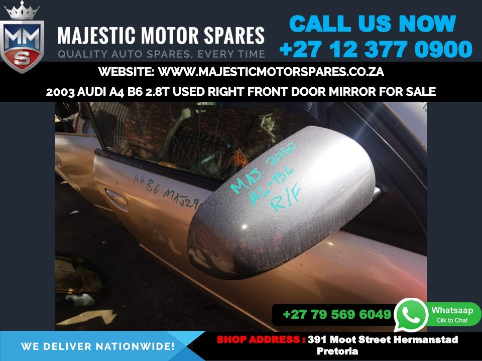 2003 Audi B6 2.0T door mirror used for sale used