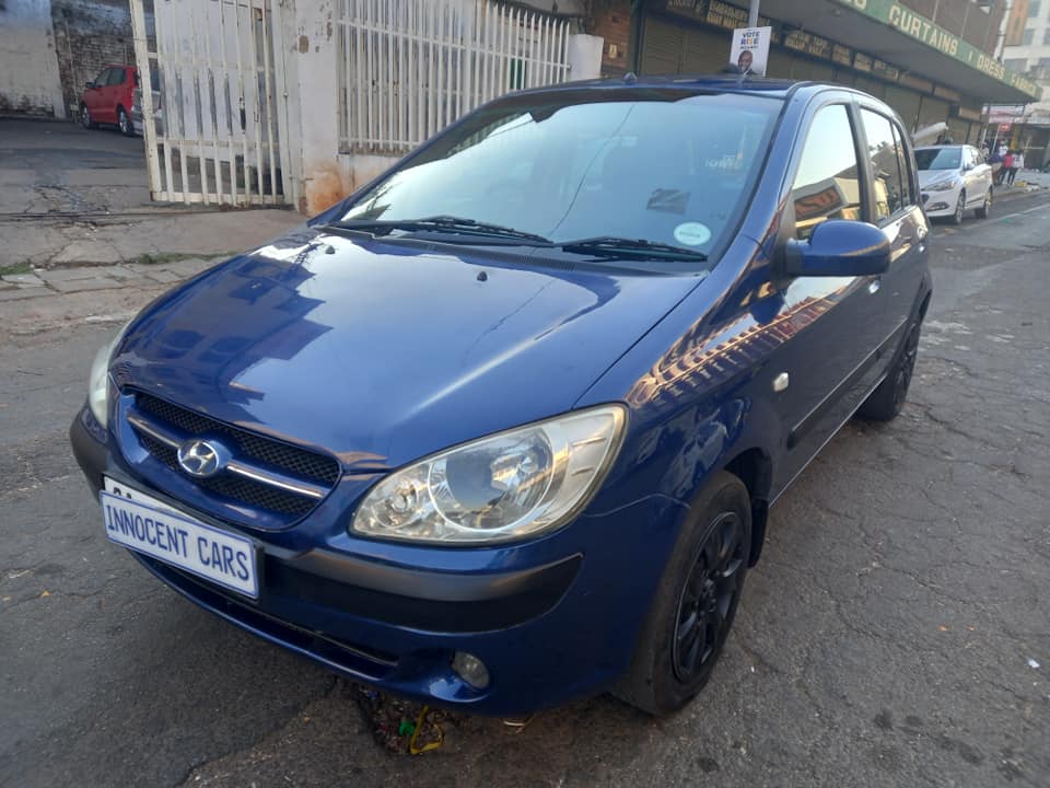 2008 HYUNDAI GETZ 1.4 PETROL, MANUAL, BLUE COLOR