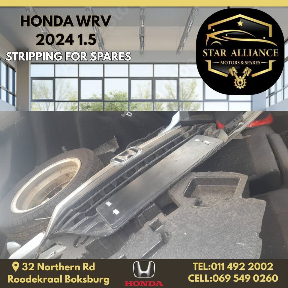 HONDA WRV 2024 1.5 STRIPPING FOR SPARES - Private Seller