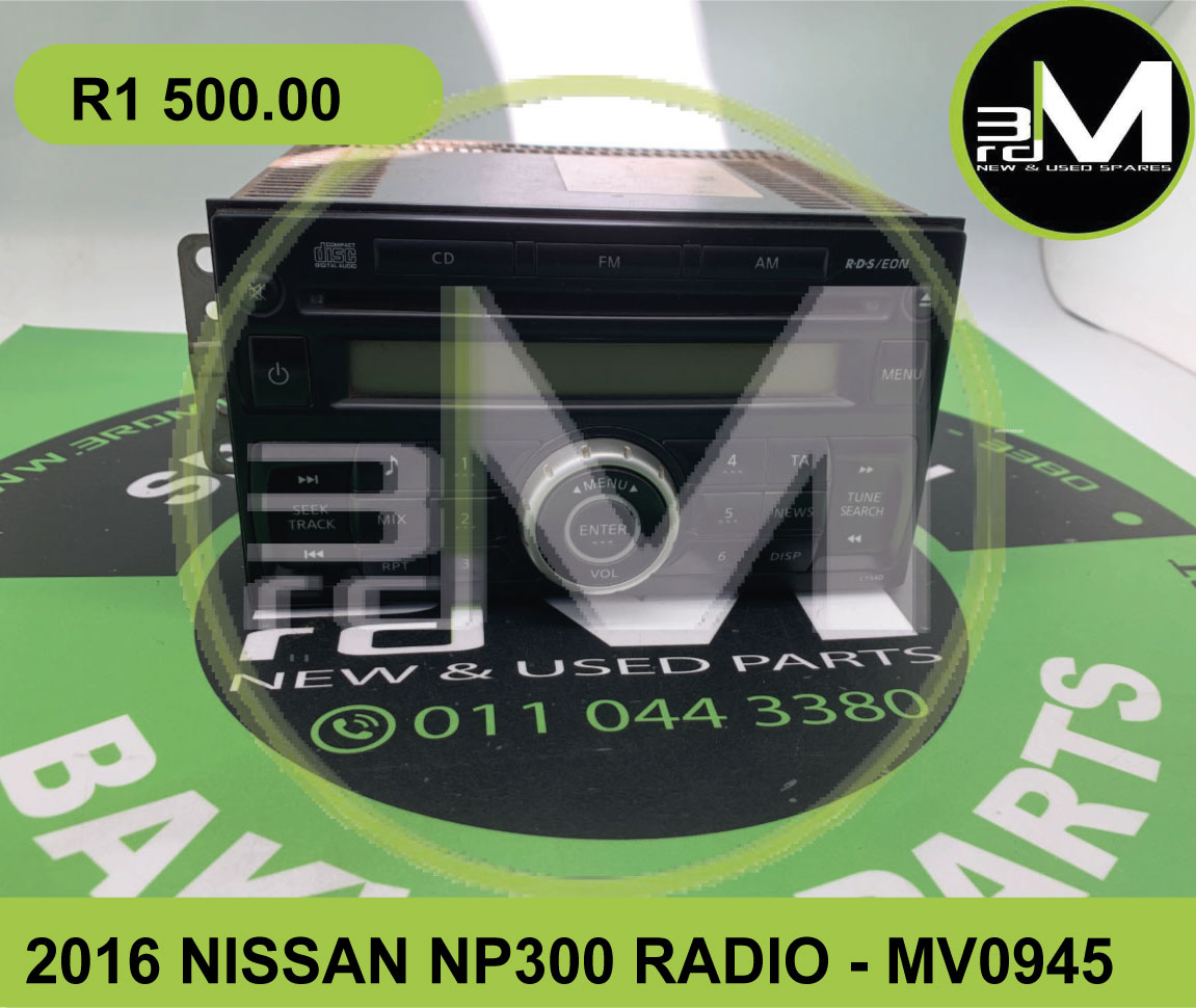 RADIO - 2016 NISSAN NP300 - Private Seller RADIO - 2016 NISSAN NP300 - Private Seller