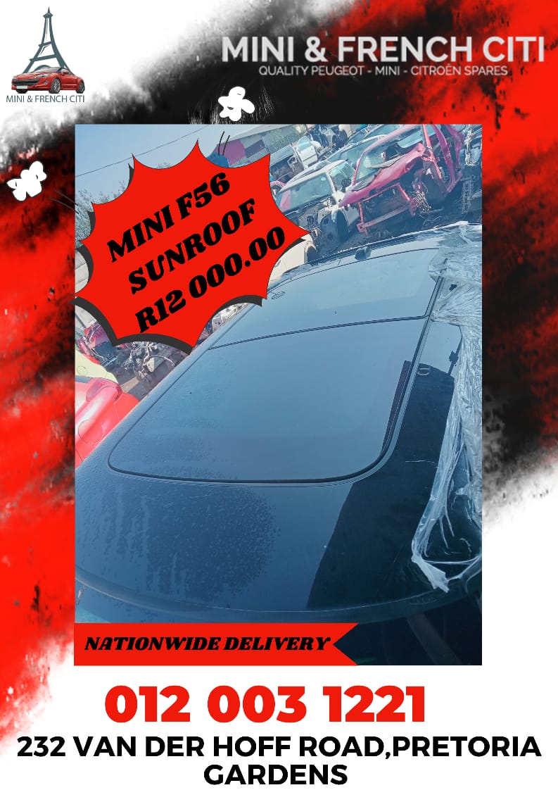 MINI COOPER F56 SUNROOF FOR SALE – R12,000 - Private Seller