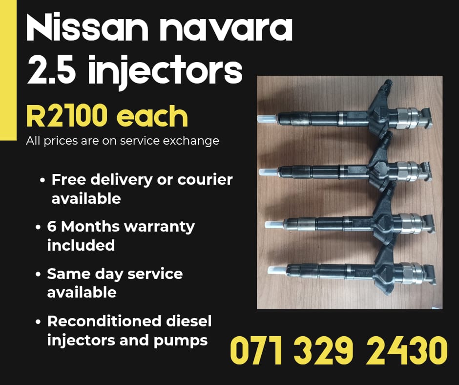 NISSAN NAVARA YD25 INJECTORS FOR SALE WITH WARRANTY - Private Seller NISSAN NAVARA YD25 INJECTORS FOR SALE WITH WARRANTY - Private Seller