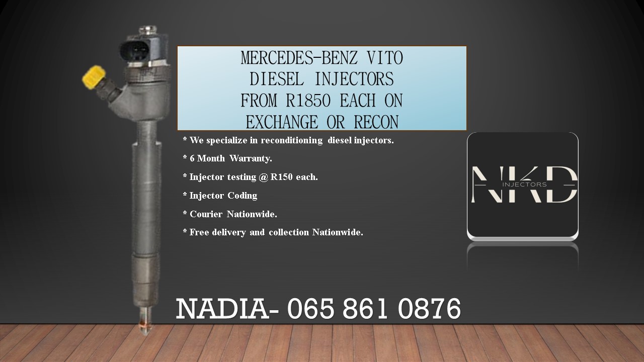 DIESEL INJECTORS FOR MERCEDES BENZ VITO FOR SALE - Private Seller DIESEL INJECTORS FOR MERCEDES BENZ VITO FOR SALE - Private Seller