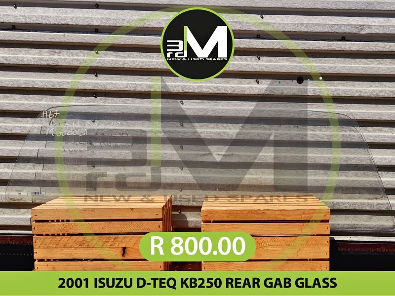 2001 ISUZU D-TEQ KB250 REAR GAB GLASS - Private Seller 2001 ISUZU D-TEQ KB250 REAR GAB GLASS - Private Seller