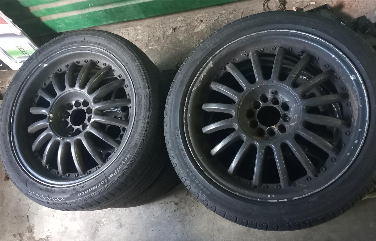18" rims & tyres