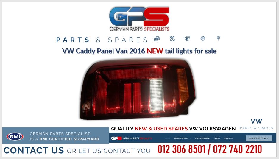 VW Caddy Panel Van 2016 NEW tail lights for sale - Private Seller VW Caddy Panel Van 2016 NEW tail lights for sale - Private Seller