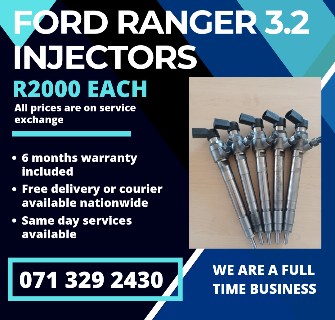 FORD RANGER 3.2 INJECTORS FOR SALE WITH WARRANTY - Private Seller FORD RANGER 3.2 INJECTORS FOR SALE WITH WARRANTY - Private Seller