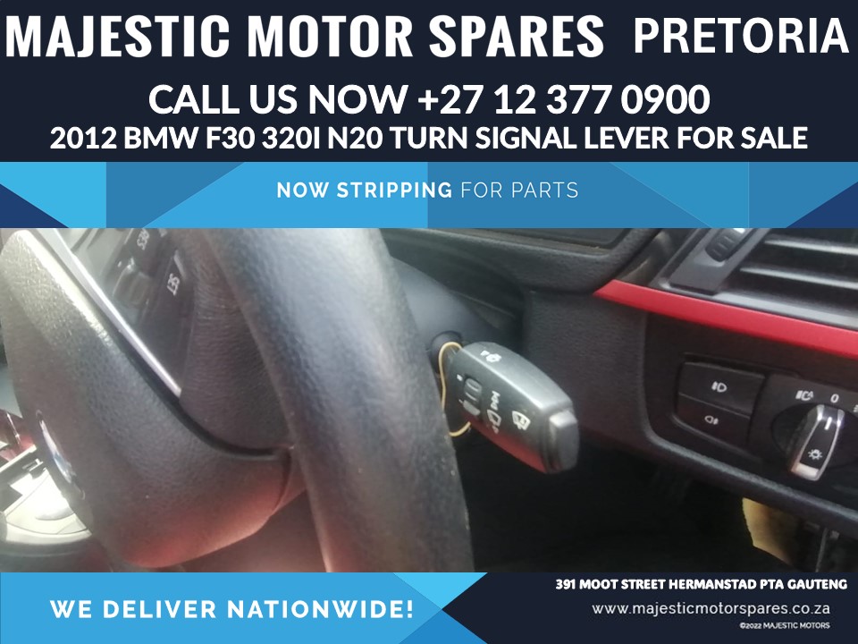 BMW 320i F30 turn signal lever for sale used - Private Seller
