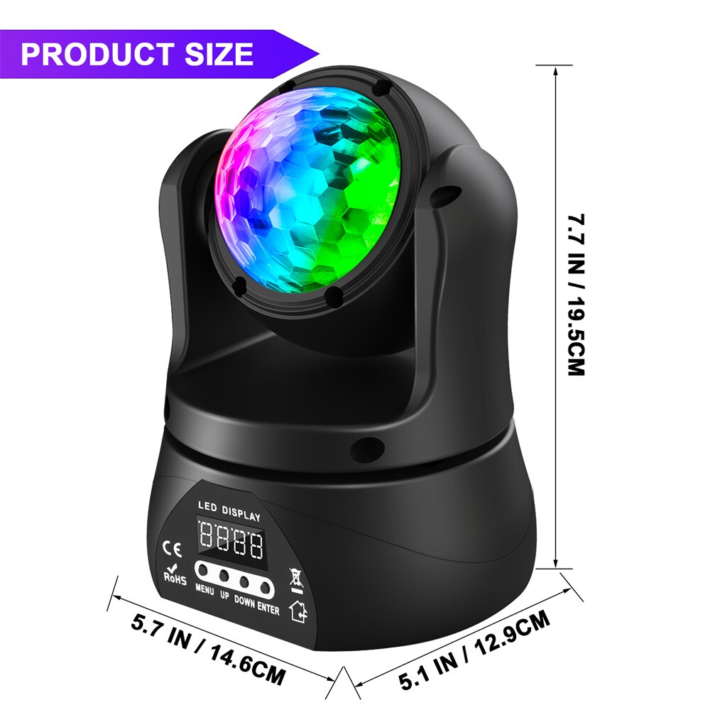 Professional Disco Moving Head Light DMX512 Stage, DJ Party Light. NEW PRODUCTS.