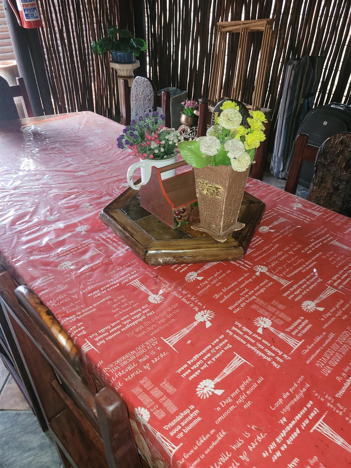 Sleeperwood Big Patio/ Lapa table and Chairs for sale