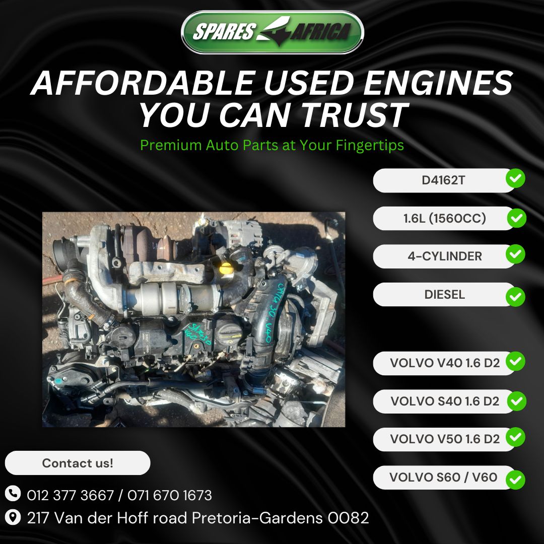 VOLVO V40 1.6 ENGINE – USED - Private Seller VOLVO V40 1.6 ENGINE – USED - Private Seller