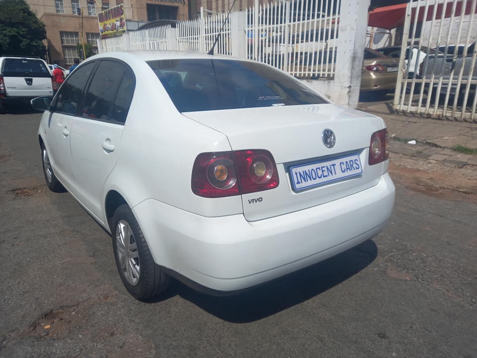 2016 VW POLO SEDAN 1.4 TRENDLINE PETROL, MANUAL, WHITE COLOR, MILEAGE