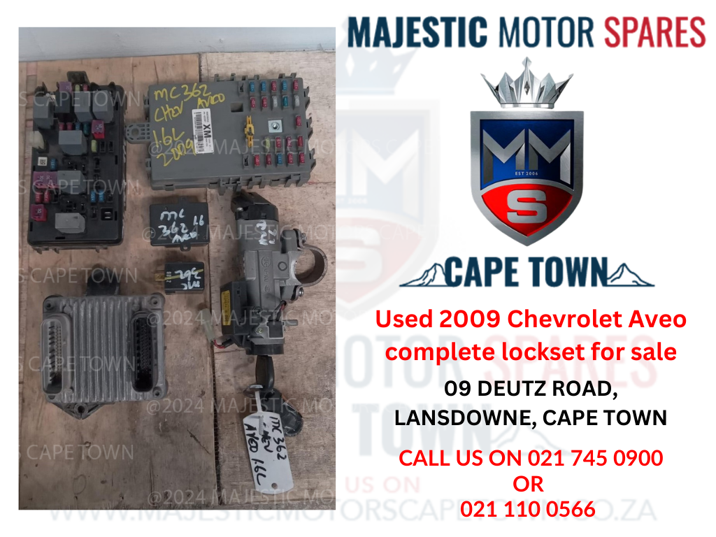 Used 2009 Chevrolet Aveo complete lockset for sale - Private Seller Used 2009 Chevrolet Aveo complete lockset for sale - Private Seller