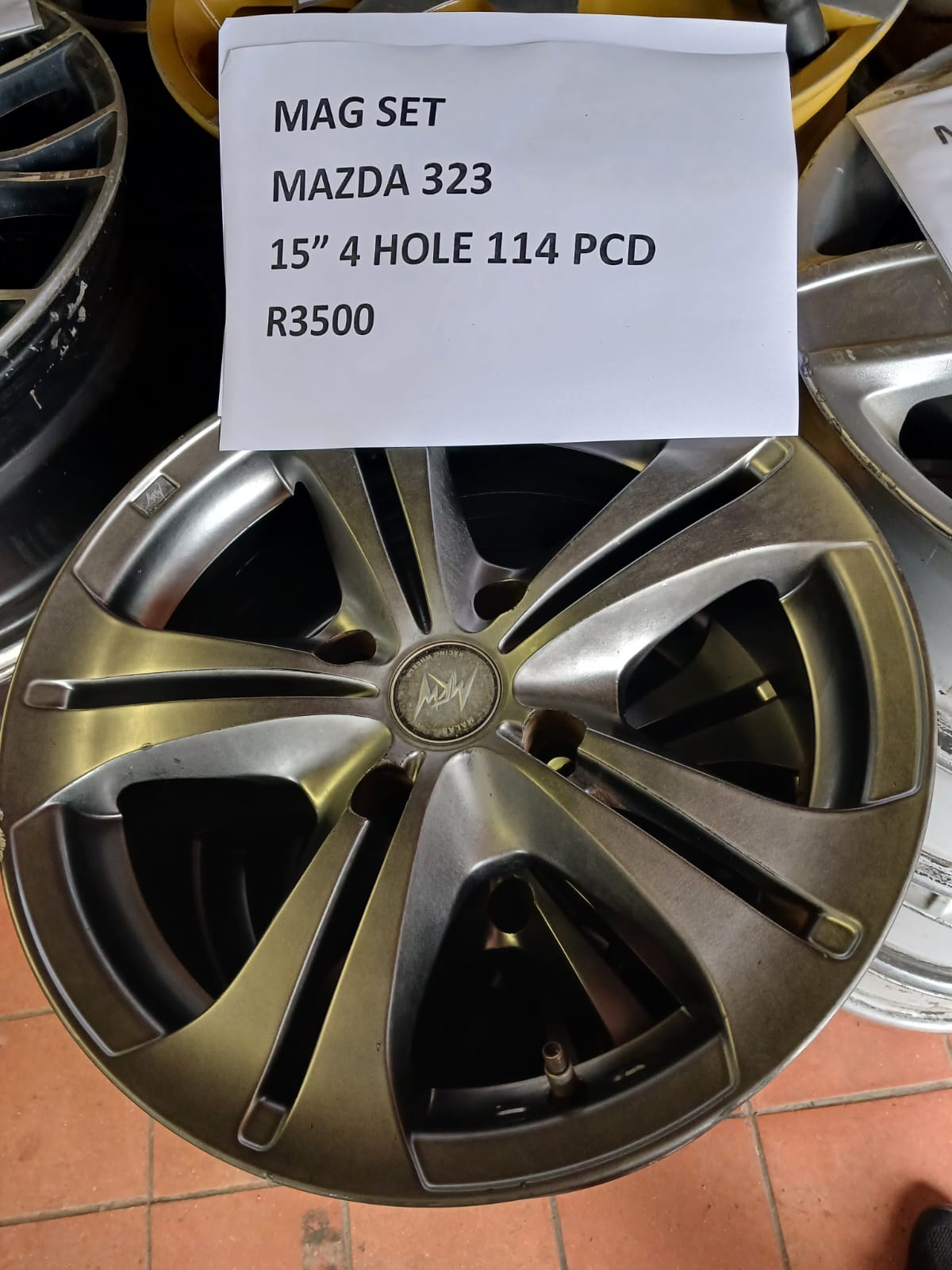 SET MAGS MAZDA 323 4HOLE 114PCD 4 HOLE - Private Seller SET MAGS MAZDA 323 4HOLE 114PCD 4 HOLE - Private Seller