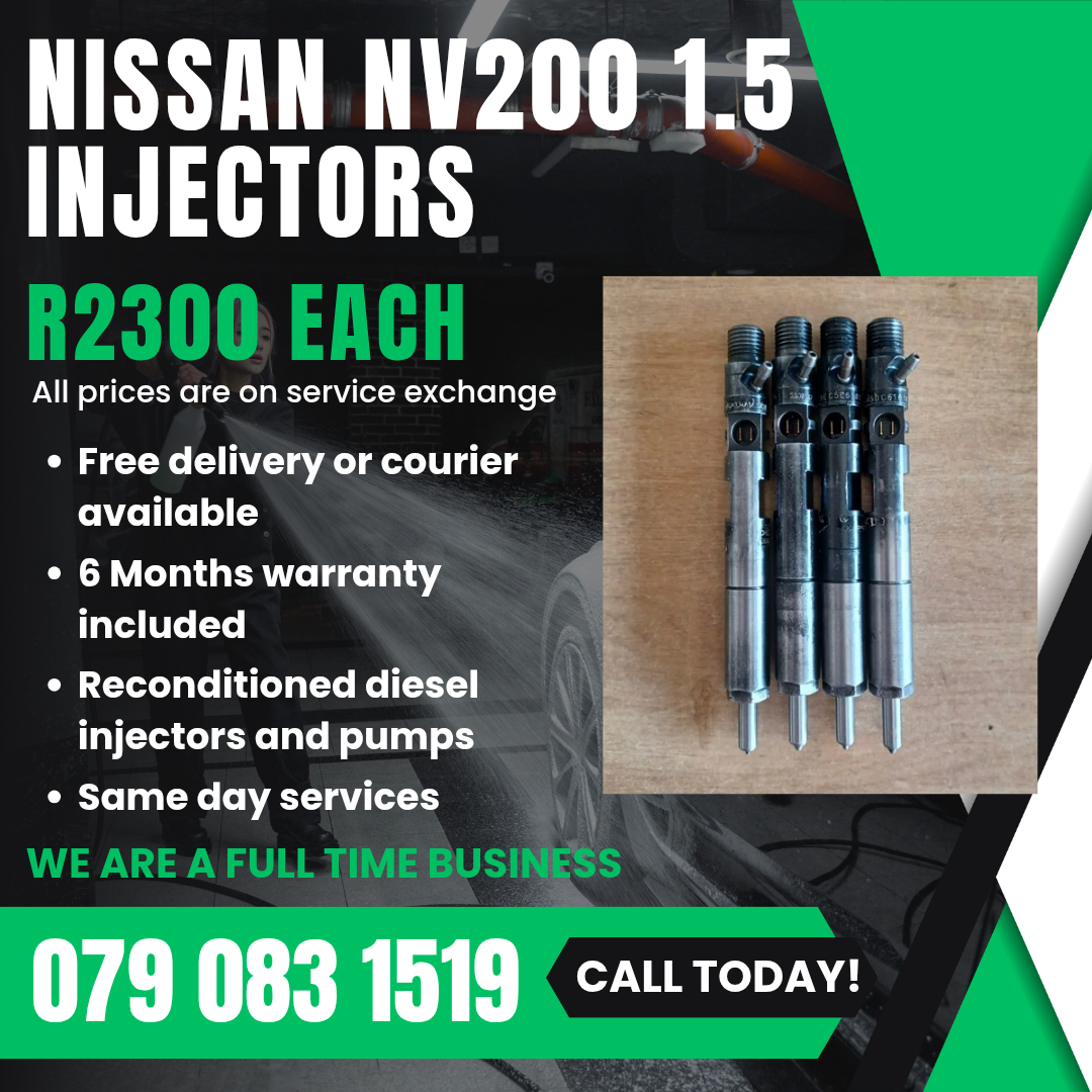 NISSAN NV200 1.5 INJECTORS FOR SALE WITH WARRANTY - Private Seller NISSAN NV200 1.5 INJECTORS FOR SALE WITH WARRANTY - Private Seller
