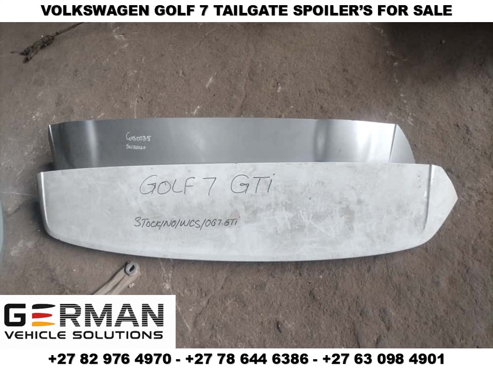 volkswagen golf 7 gti tailgate boot spoiler for sale (second hand) - Private Seller