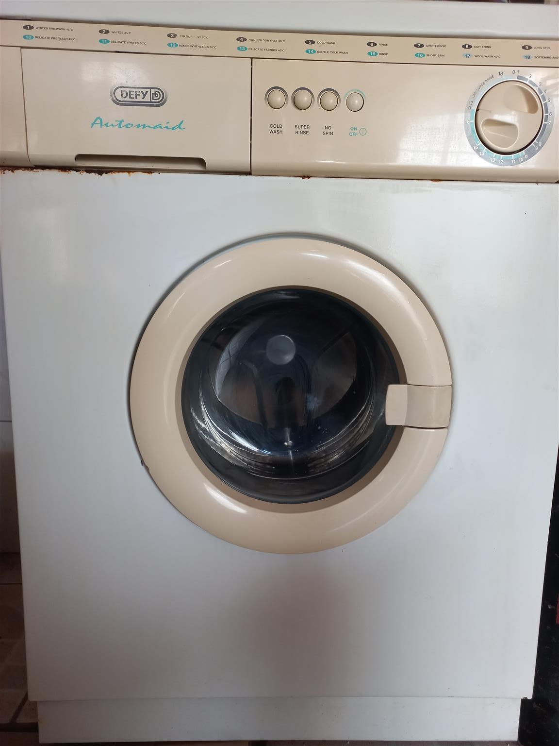 defy 5kg washing machine