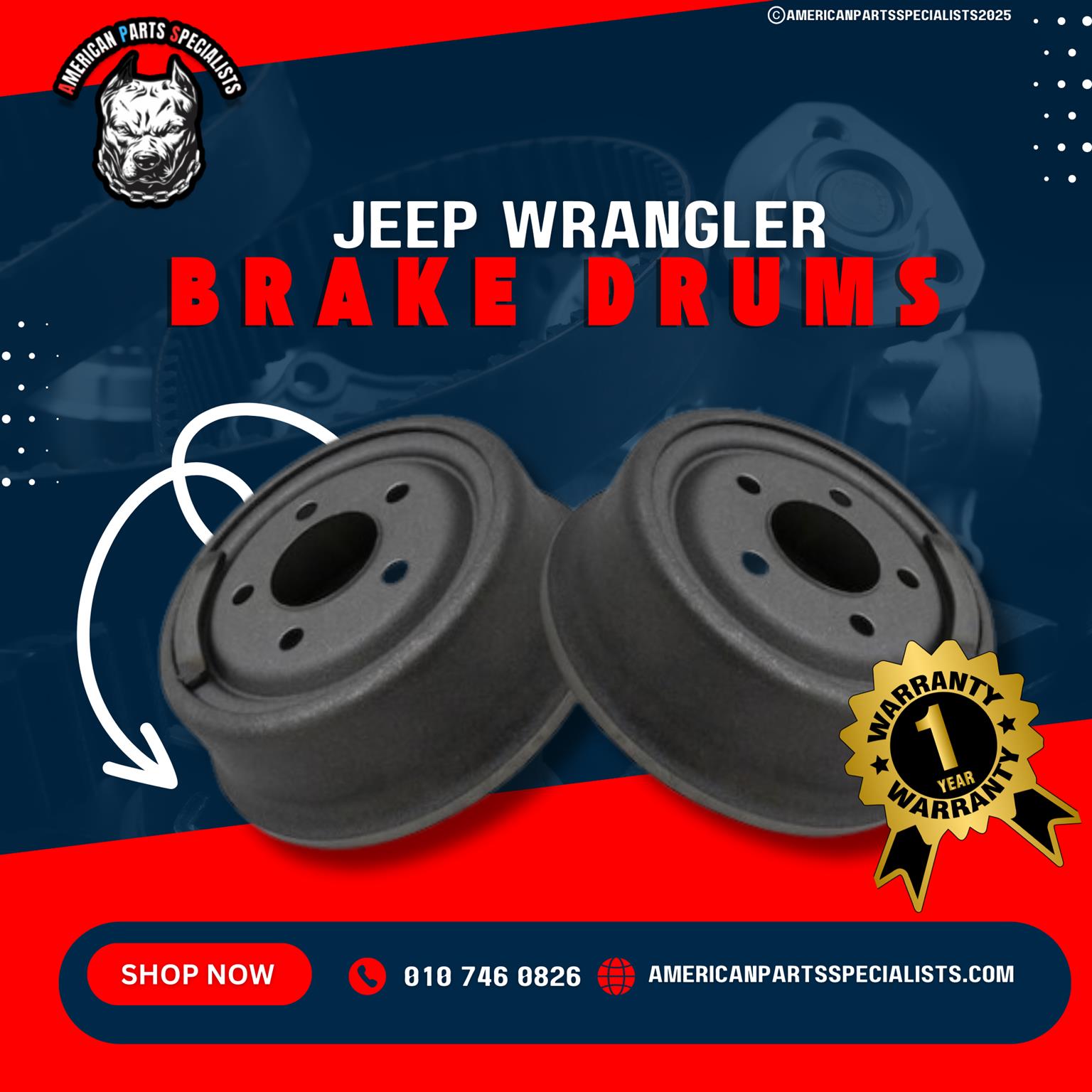 Jeep Brake Drums For Sale - Private Seller Jeep Brake Drums For Sale - Private Seller