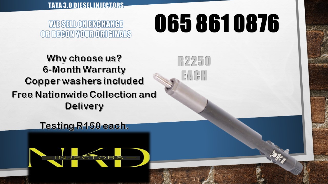 TATA XENON 3.0 DELPHI DIESEL INJECTORS FOR SALE. - Private Seller TATA XENON 3.0 DELPHI DIESEL INJECTORS FOR SALE. - Private Seller