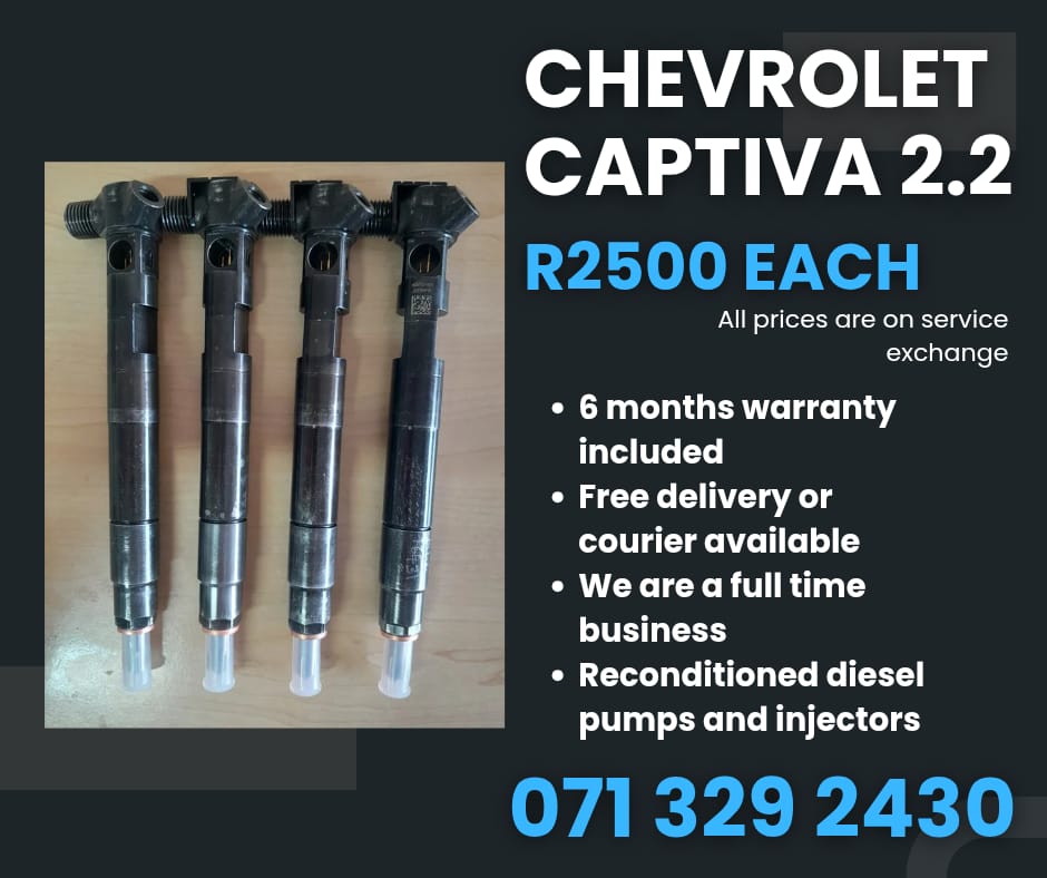 CHEVROLET CAPTIVA INJECTORS FOR SALE WITH WARRANTY INCLUDED - Private Seller CHEVROLET CAPTIVA INJECTORS FOR SALE WITH WARRANTY INCLUDED - Private Seller