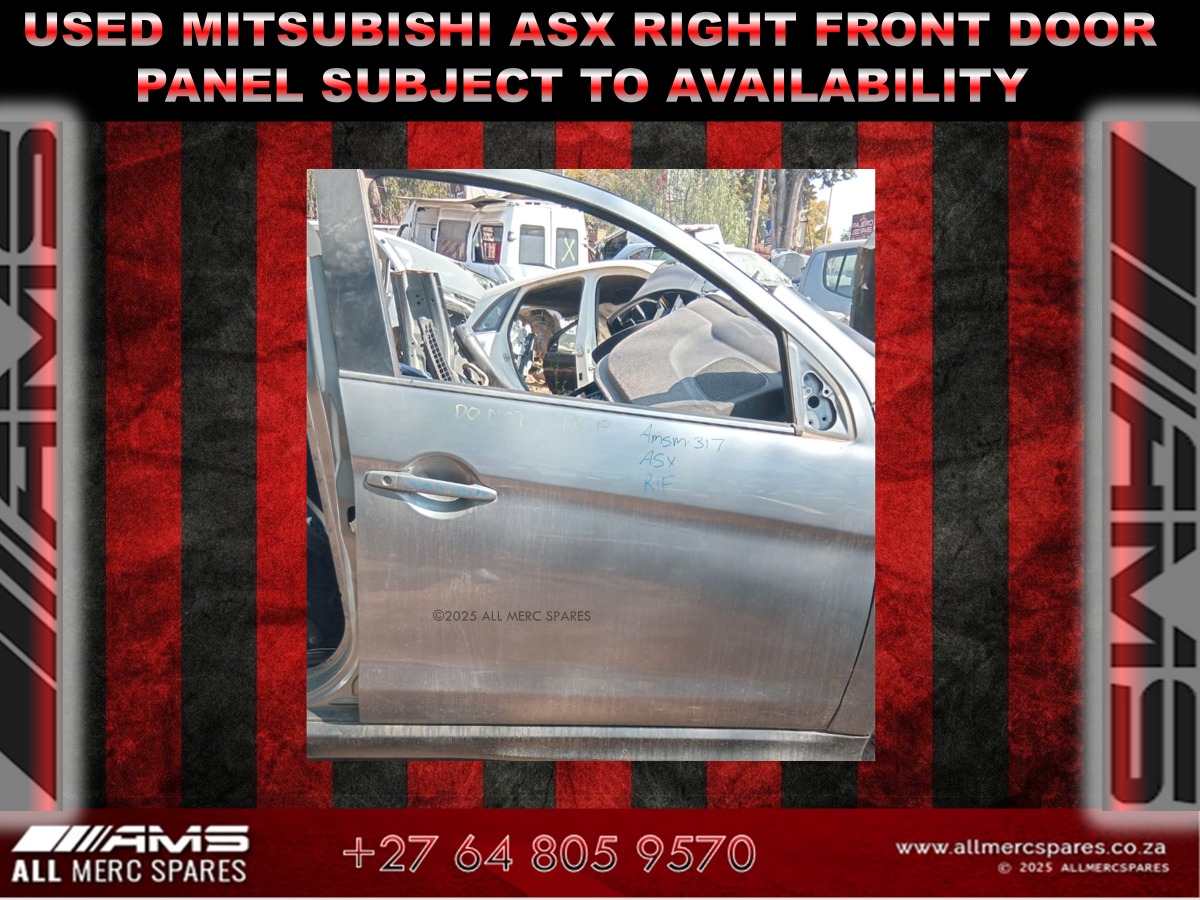 Used Mitsubishi ASX Right Front Door Subject to Availability - Private Seller Used Mitsubishi ASX Right Front Door Subject to Availability - Private Seller