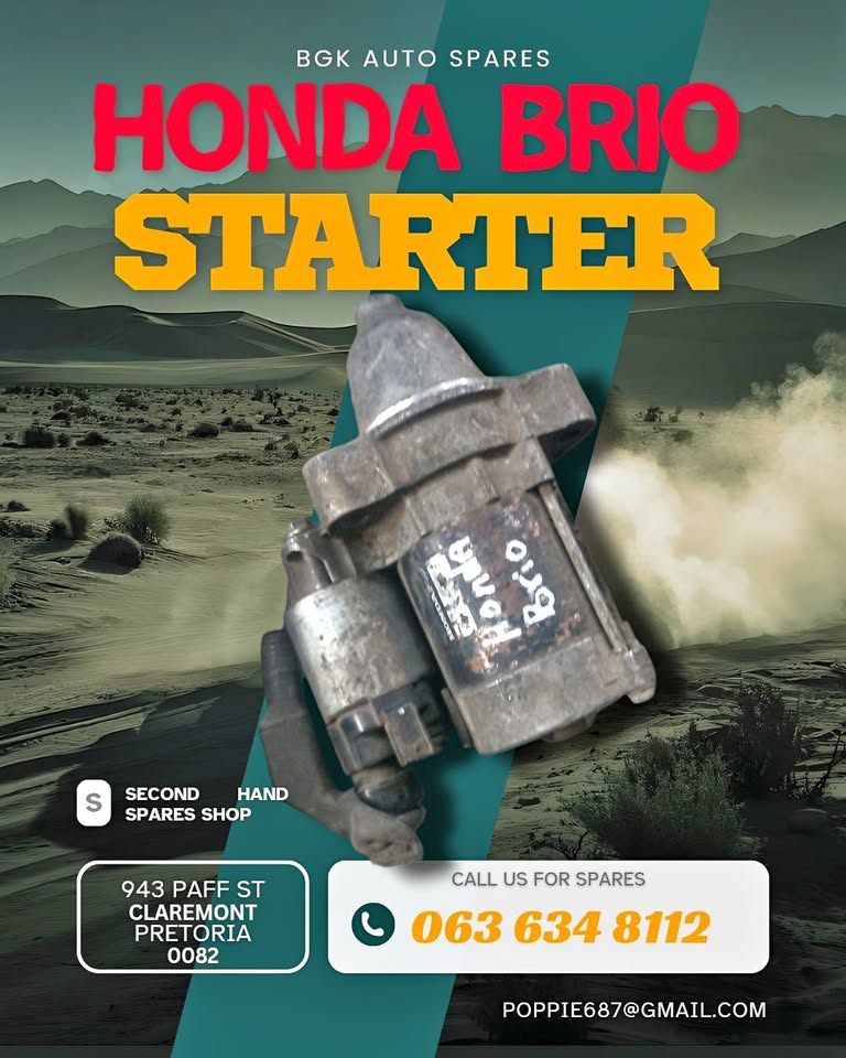 Honda brio starter Call or WhatsApp me