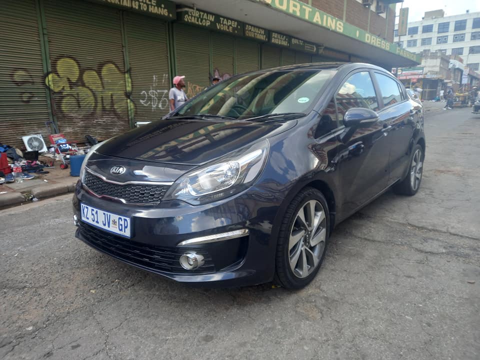2017 KIA RIO 1.4 TEC PETROL, MANUAL TRANSMISSION, DARK BLUE COLOR, MILEAGE 66000KM