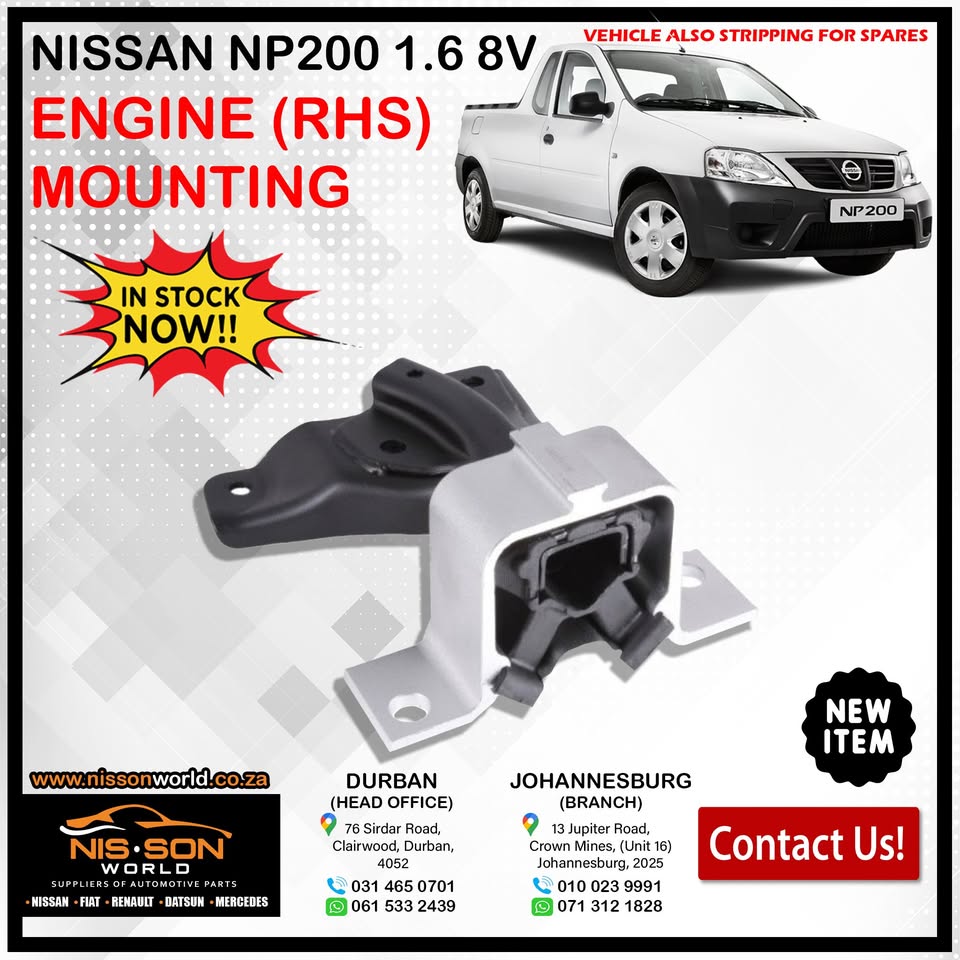 NISSAN NP200 ENGINE MOUNTING (RHS) - Private Seller