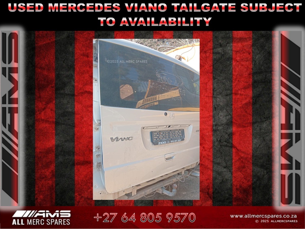 USED MERCEDES VIANO TAILGATE –GENUINE PART! - Private Seller USED MERCEDES VIANO TAILGATE –GENUINE PART! - Private Seller
