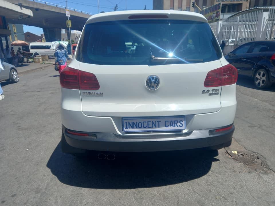 2015 VW TIGUAN 2.0 PETROL, AUTOMATIC TRANSMISSION, WHITE COLOUR