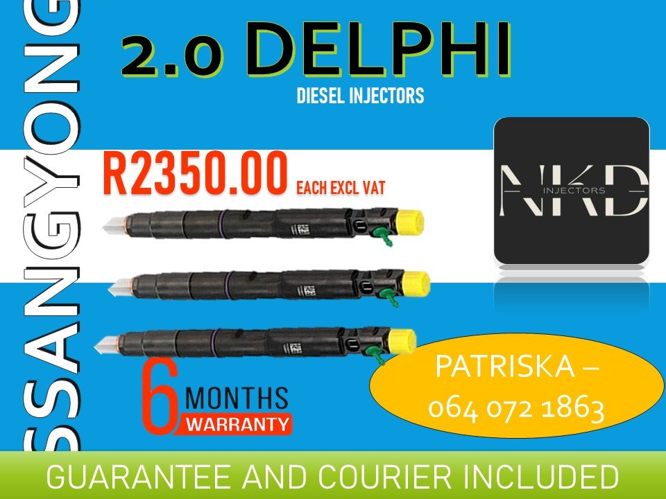 SSANGYONG INJECTORS FOR SALE ON RECON - Private Seller SSANGYONG INJECTORS FOR SALE ON RECON - Private Seller