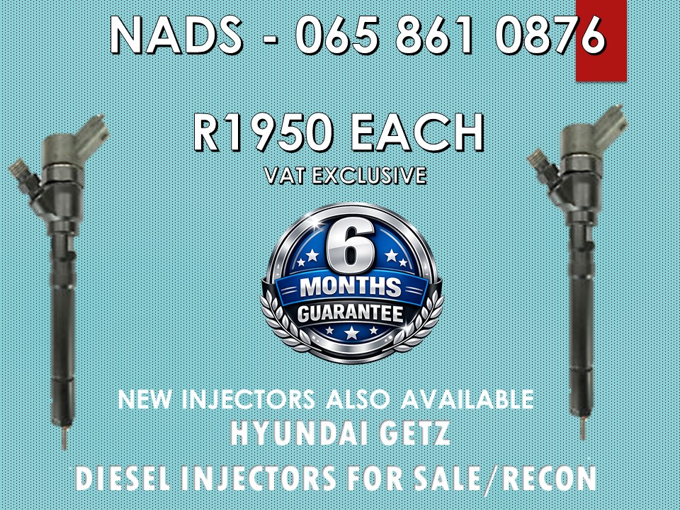 EXCELLENT HYUNDA GETZ DIESEL INJECTORS FOR SALE - Private Seller EXCELLENT HYUNDA GETZ DIESEL INJECTORS FOR SALE - Private Seller