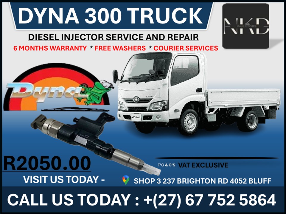 Dyna 300 Truck Diesel Injectors on Recondition