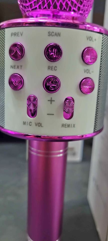Pink Microphone wireless, Hifi Speaker Pink Microphone wireless, Hifi Speaker