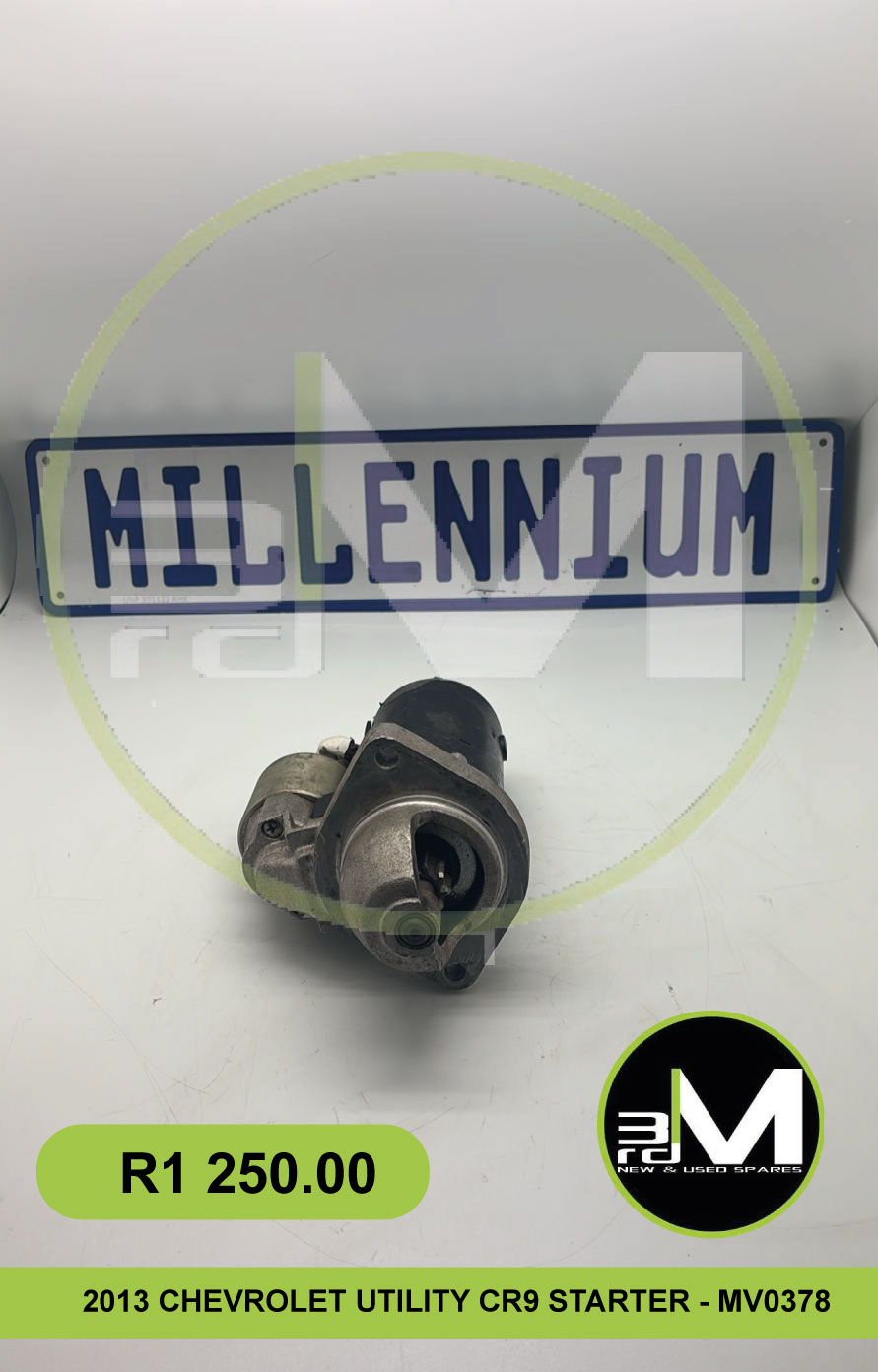2013 CHEVROLET UTILITY CR9 STARTER - MV0378 - Private Seller 2013 CHEVROLET UTILITY CR9 STARTER - MV0378 - Private Seller