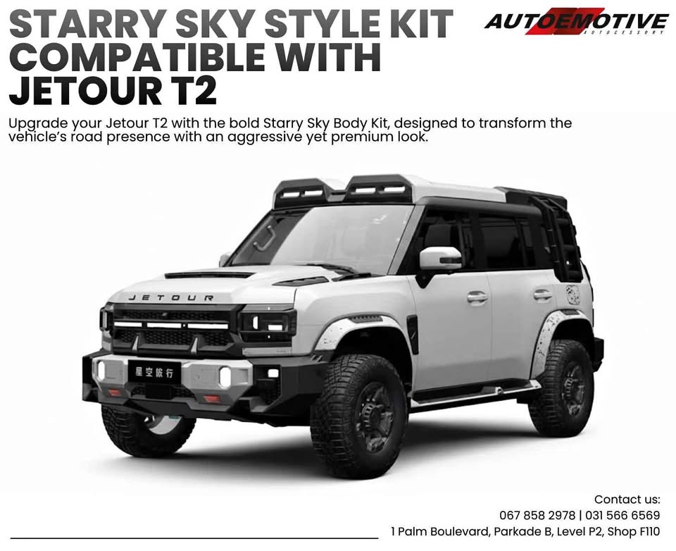 STARRY SKY STYLE KIT COMPATIBLE WITH JETOUR T2 - Private Seller STARRY SKY STYLE KIT COMPATIBLE WITH JETOUR T2 - Private Seller