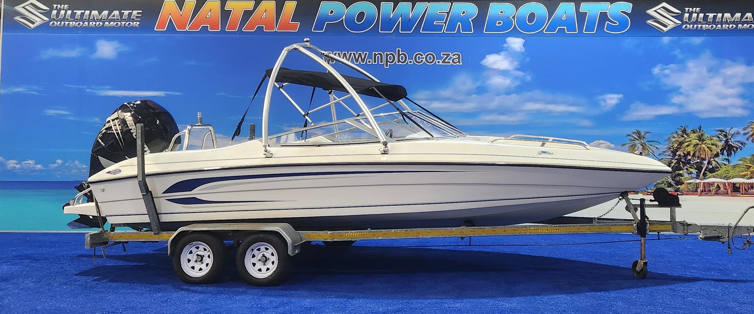 PANACHE 2150 LX ON TRAILER 250 HP MERCURY VERADO 4 STROKE 147 HOUR PANACHE 2150 LX ON TRAILER 250 HP MERCURY VERADO 4 STROKE 147 HOUR