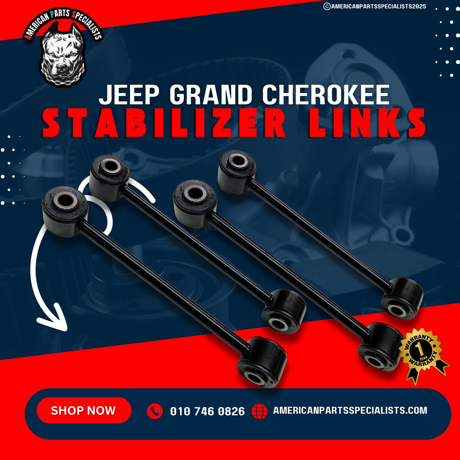 Jeep Stabilizer Links For Sale - Private Seller Jeep Stabilizer Links For Sale - Private Seller