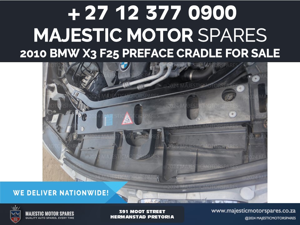 2010 BMW X3 F25 preface cradle for sale - Private Seller 2010 BMW X3 F25 preface cradle for sale - Private Seller